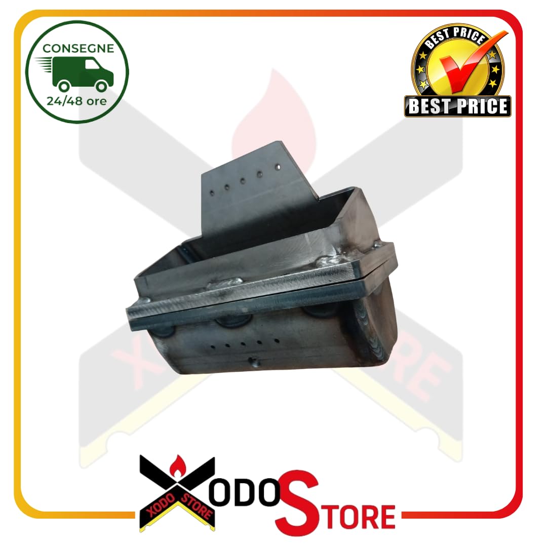 Braciere Completo in Acciaio Inox per Stufa MCZ - Cod. Compatibile 4130870 | Crogiolo | Per Modelli Athos HYDRO 14 kW, Athos Power HYDRO 24 kW, Nova HYDRO, Polar HYDRO