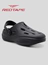 Red Tape Men's Stunner Comfortable Clogs || Sandals with Adjustable Back Strap for Men Black gallery image