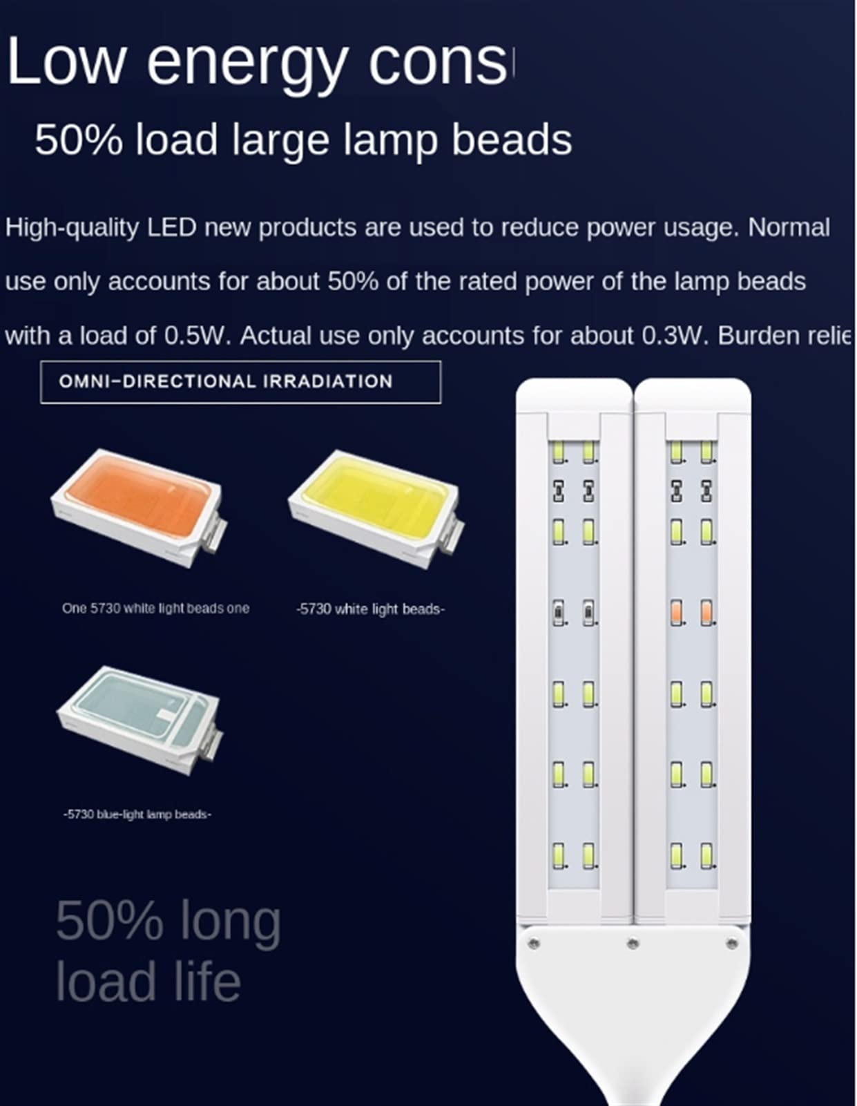 Aquarium LED Lighting Fischtank Aquarium Clip Feuchter Gras Tank Meerwasser Wasser LED Beleuchtung Mini Timer Clip Light Four Zeilen Weitwinkelcliplicht (Size : 69CM)