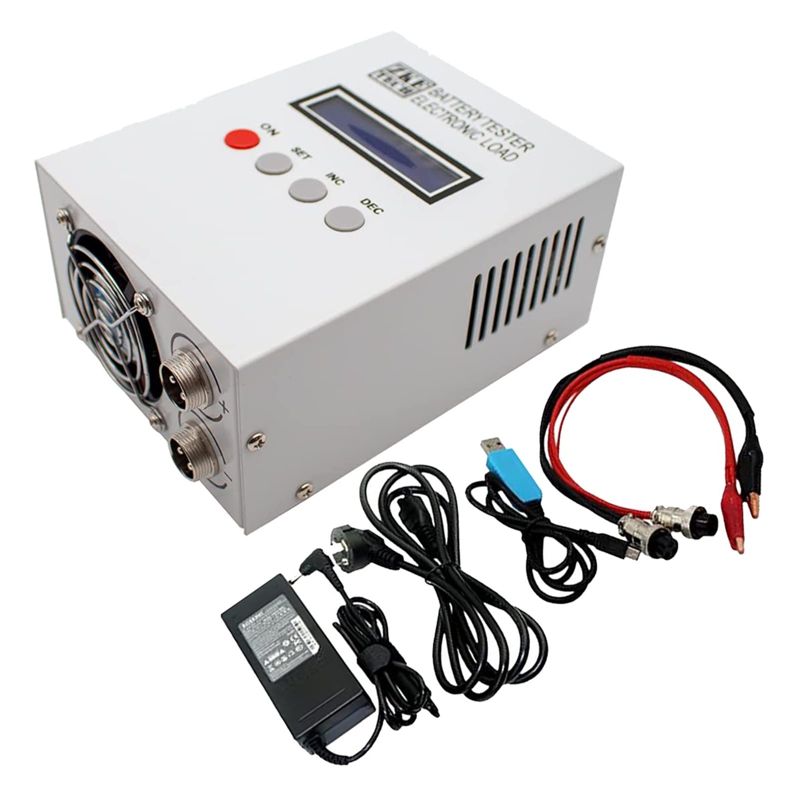 Tester Batterie, Tester batteria EBC-A20 30V 20A 85W Batterie al litio piombo-acido Test di capacità Carica 5A Supporto scarica 20A Strumento di controllo PC,Tester Pile