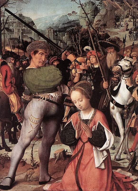 Tableau le Martyre de sainte Catherine Jan Provost pour habiller un grand mur
