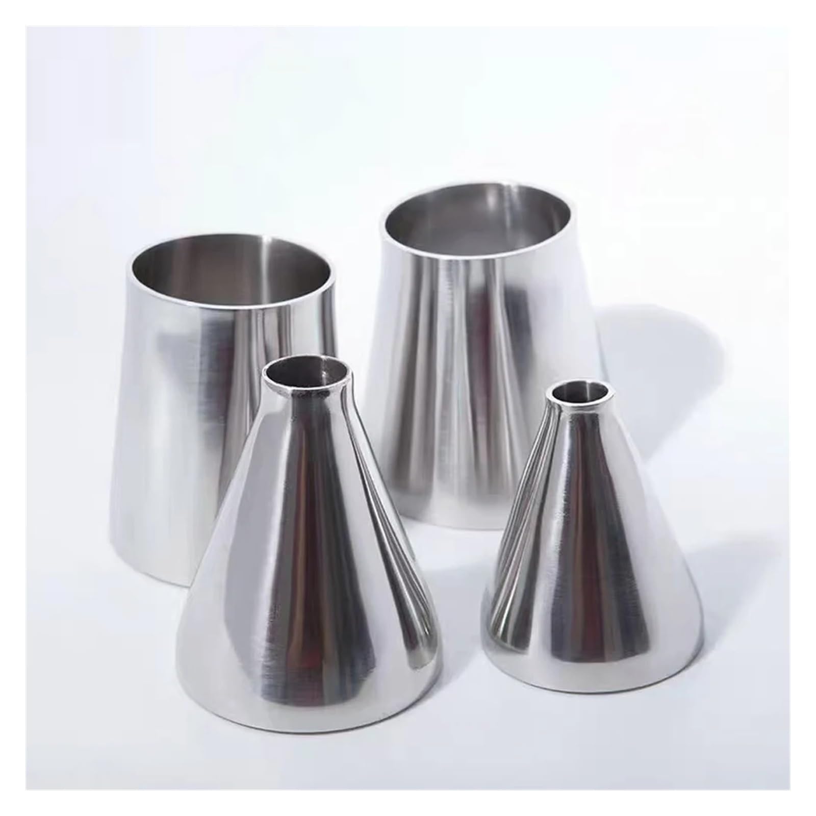 AARTERZZA 1pc 140mm - 102mm Pipe Adapte SS304 Stainless Steel Butt Welding Speed Reducer