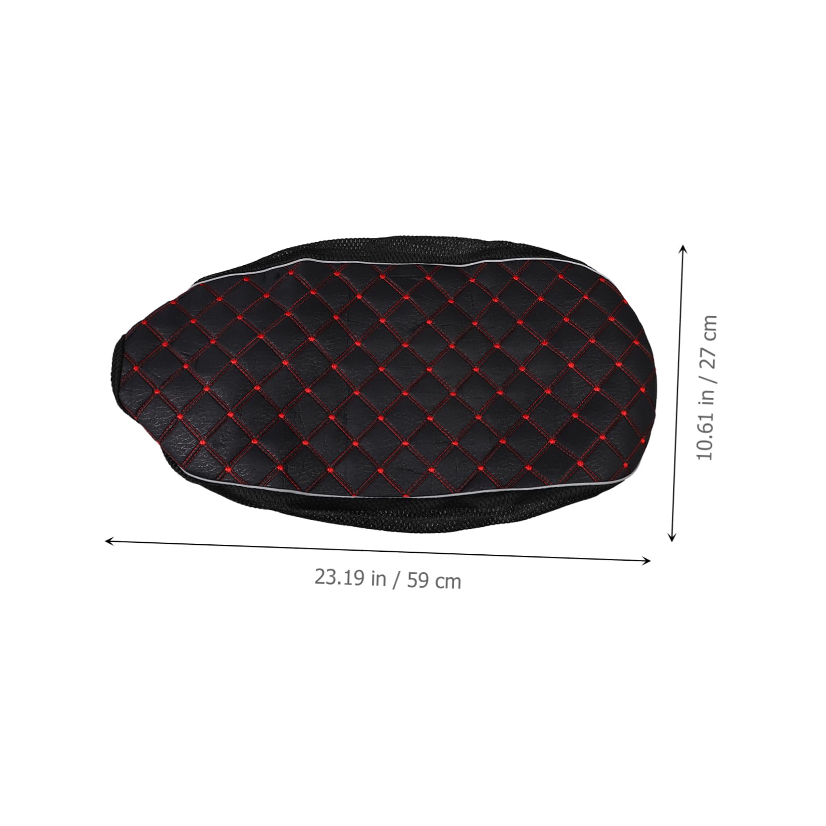 SOLUSTRE 3pièces Housse De Siège De Respirante Et Anti-UV Ajustable pour Selle De Motocyclette Coussin De Confort Antidérapant Compatible Plupart des Véhicules Électriques Et