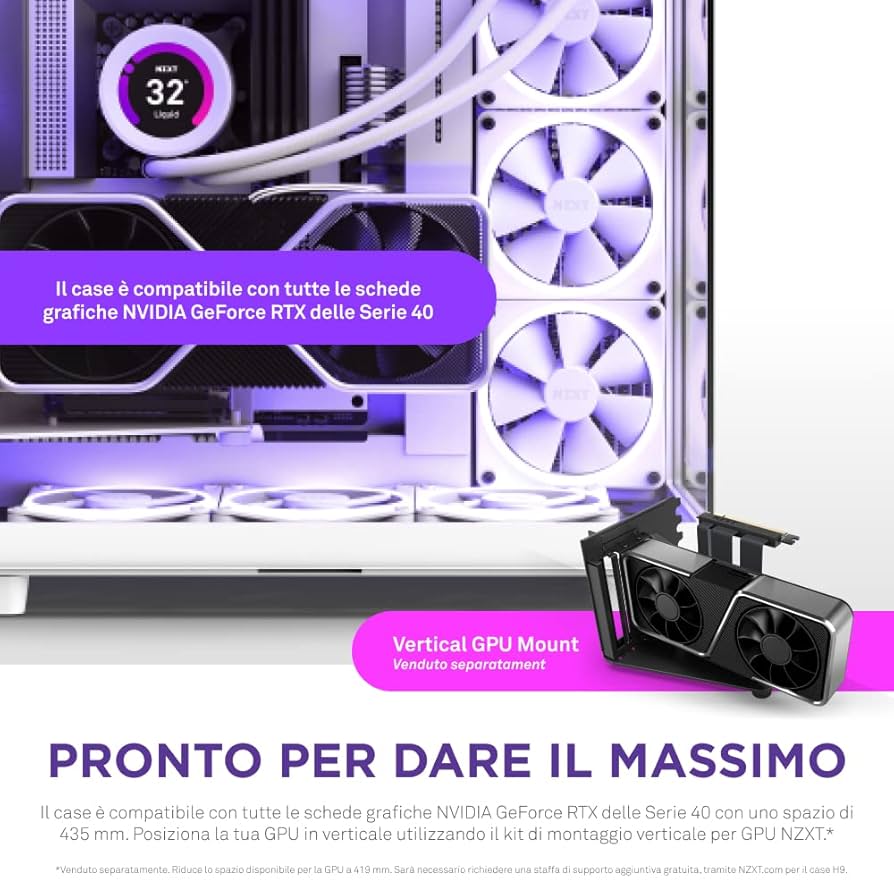 Amazon.com: NZXT H9 Elite CM-H91EW-01 Dual-Chamber ATX Mid
