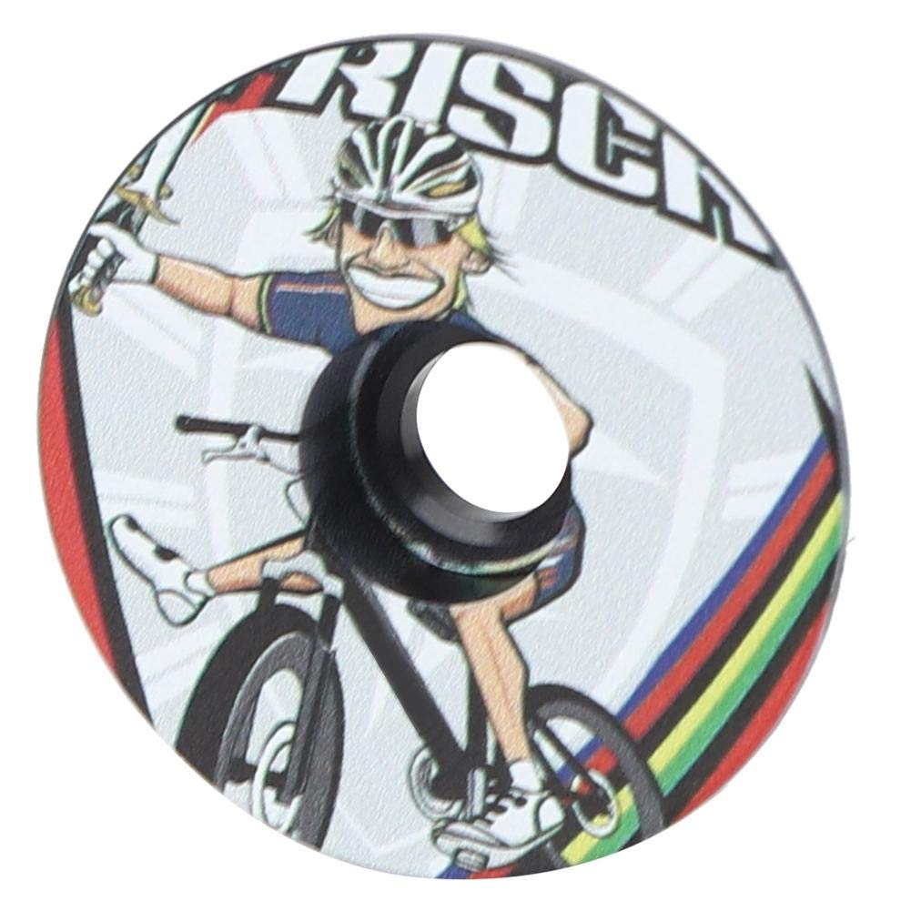 Naroote Aluminium Alloy Bike Fixed Gear Headset Cover, Bicycle Headset  Cover, Road Bike Accessory for Montain Bike Cycling(Type B)