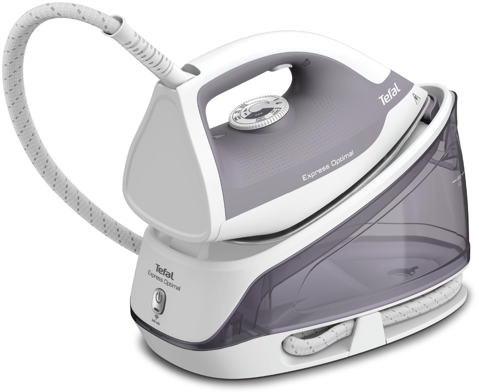 TEFAL Steam Generator Iron | Express Optimal Steam Station |2200W |5.3bars,250g/min,110g/min |ceramic soleplate | 2 Years Warranty | SV4111M0