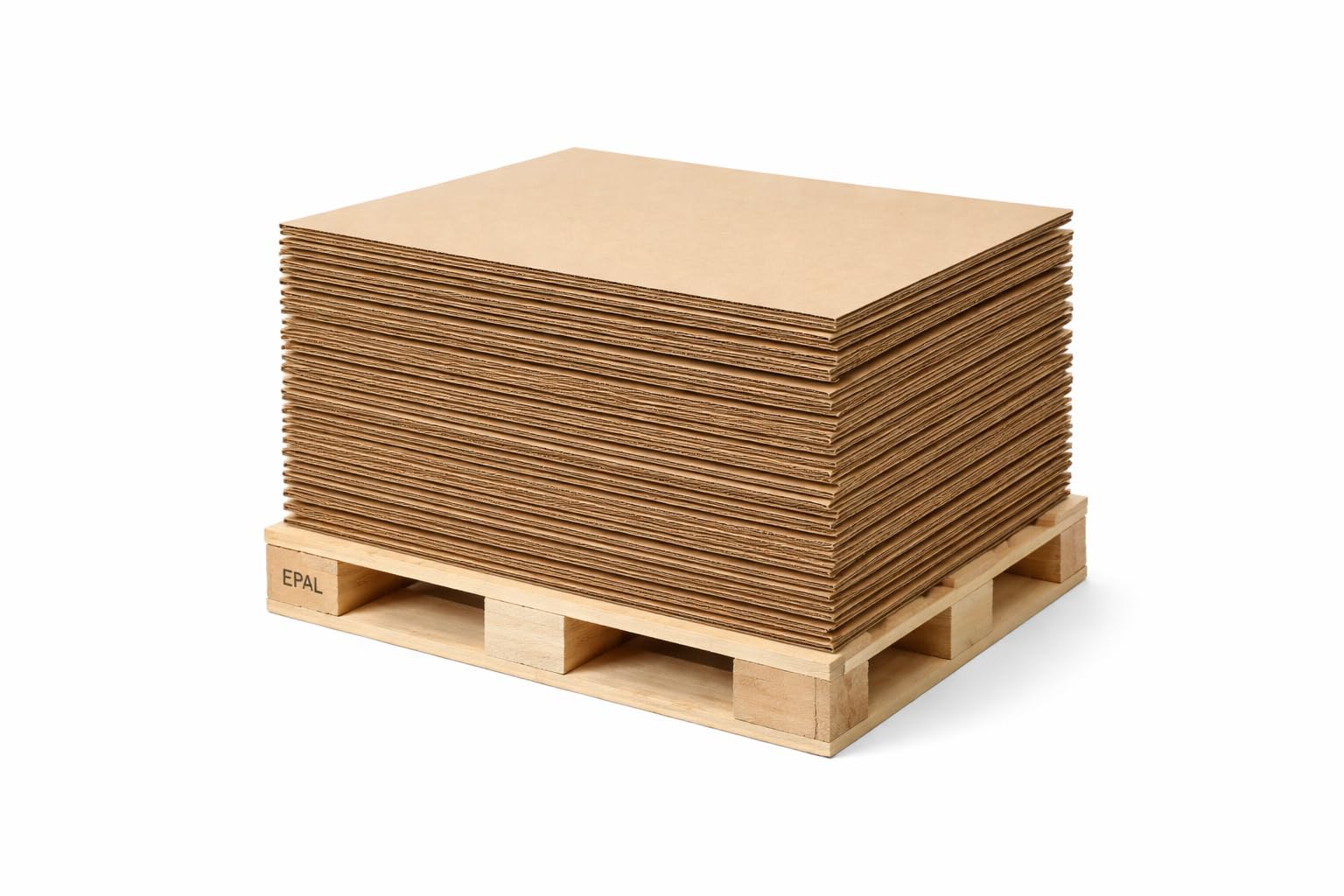 Paletten-Wellpapp Zuschnitt Karton Braun 600 mm x 800 mm verschiedene Ausführungen (1-Welle, 50)