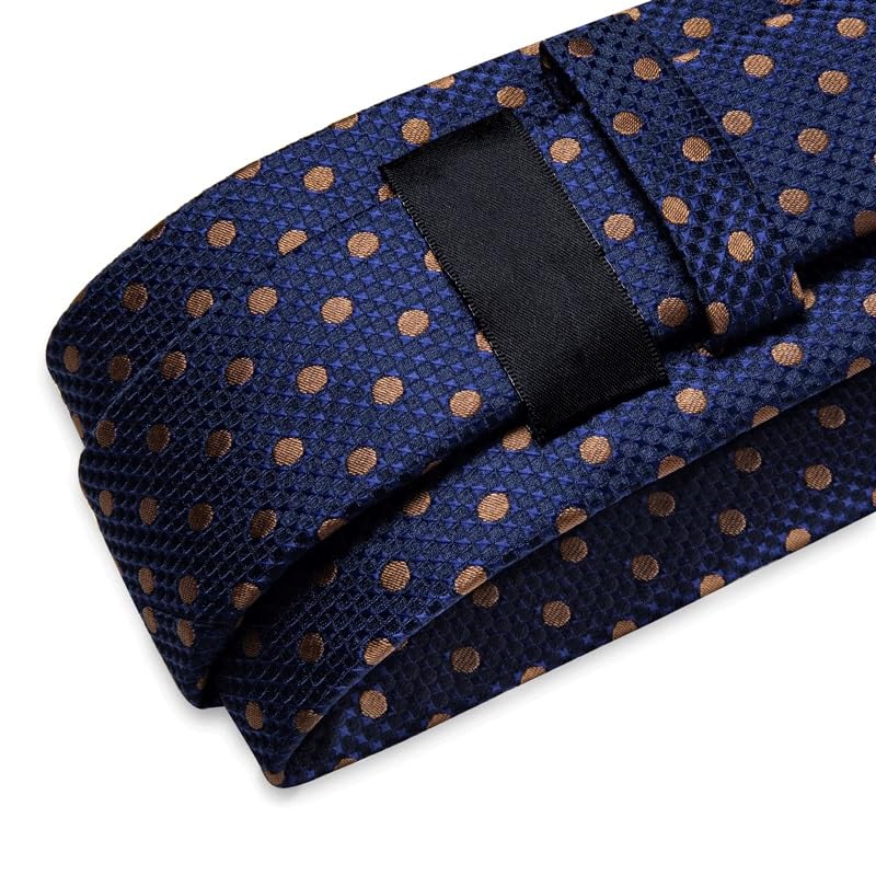 Set de Corbatas para Hombre con Broche, Pañuelo y Gemelos miniatura 5