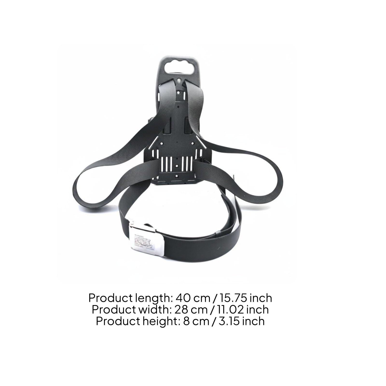 Backplate Léger Plaque Dorsale Monobloc Portable Sangle Harnais Plongée pour Plongeurs