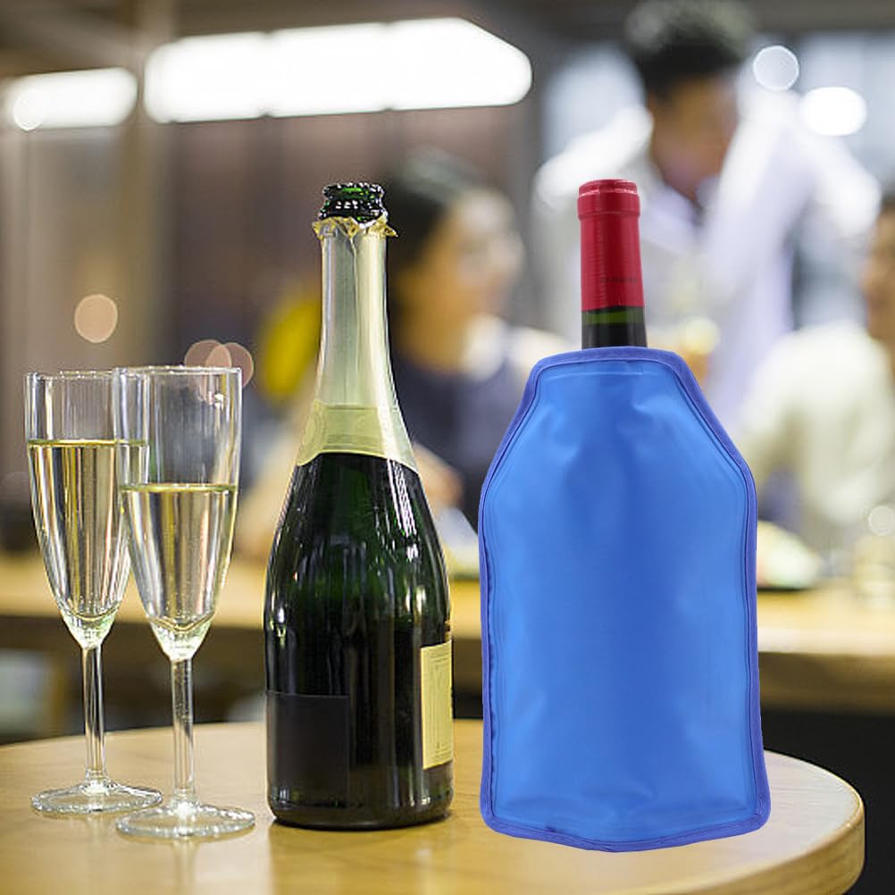 Bolsa Enfriadora Para Botellas De Vino - Con Gel Congelable, Reutilizable, Ajustable (24.5x12x10.5 Cm)