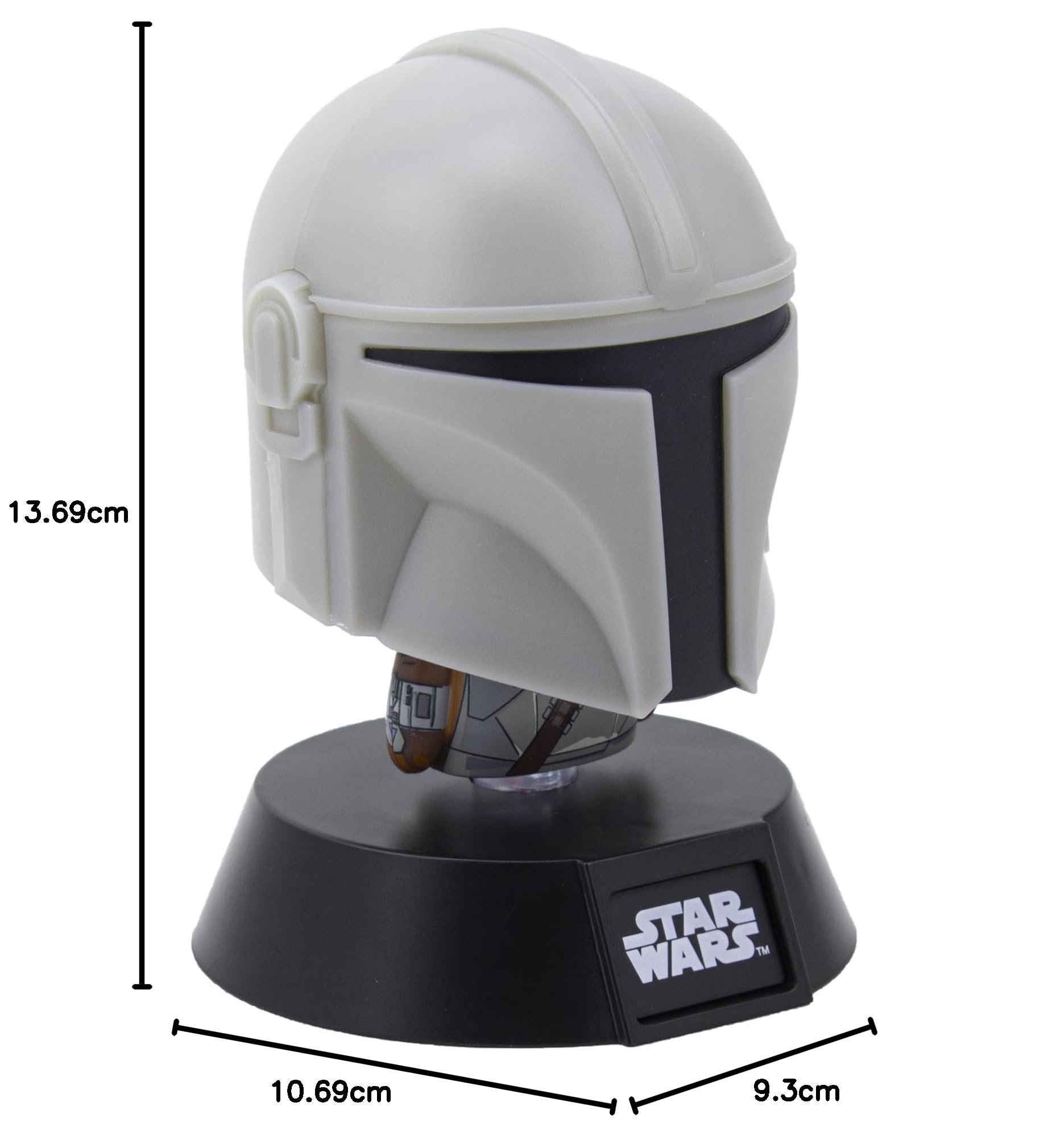 Paladone Star Wars - Lámpara de mandaloriano Icon 3D