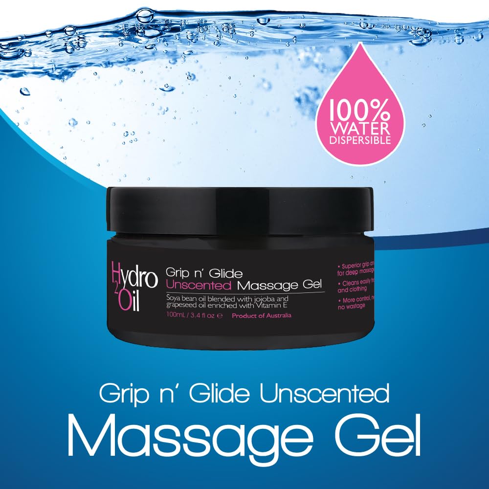 Amazon.com : Hydro 2 Oil Unscented Massage Gel 3.4 fl oz Jojoba