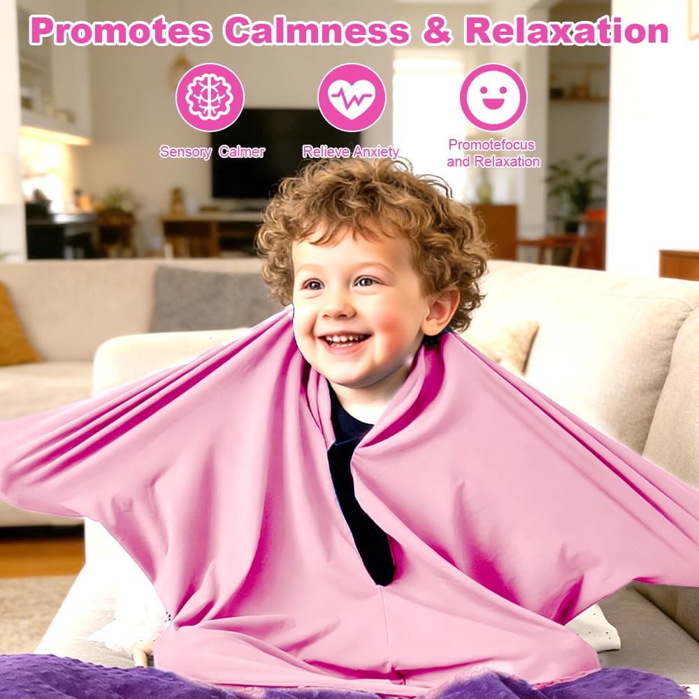 Vmxlso Sensory Body Sock for Kids 40"X27" Body Sock Sensory Kids, Stretchy Sensory Socks Kids Autism - Image 4