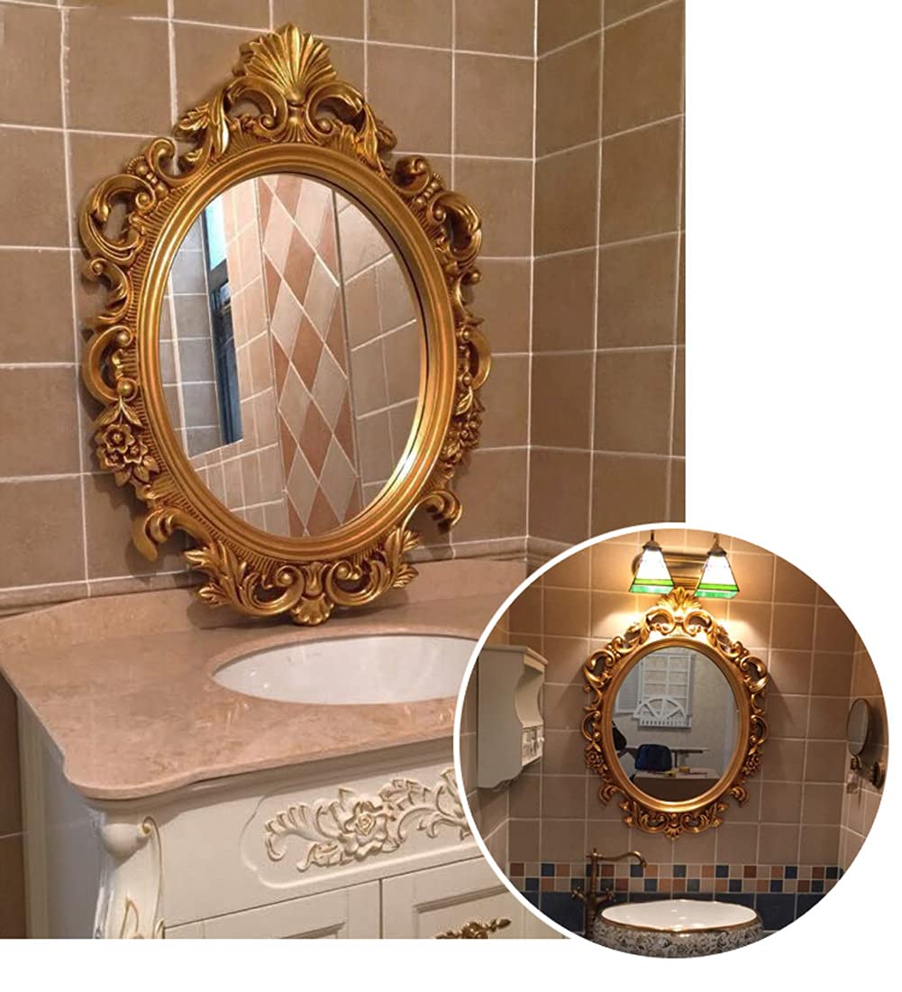 英国 　アンティーク 　ウォール 　ミラー 　楕円型 Amazon.co.jp: Eaoundm 14.5 x 10インチ 楕円形 アンティーク