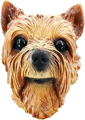 Yorkshire Terrier - Máscara de látex para perro, disfraz de Halloween, multicolor, Multicolorido