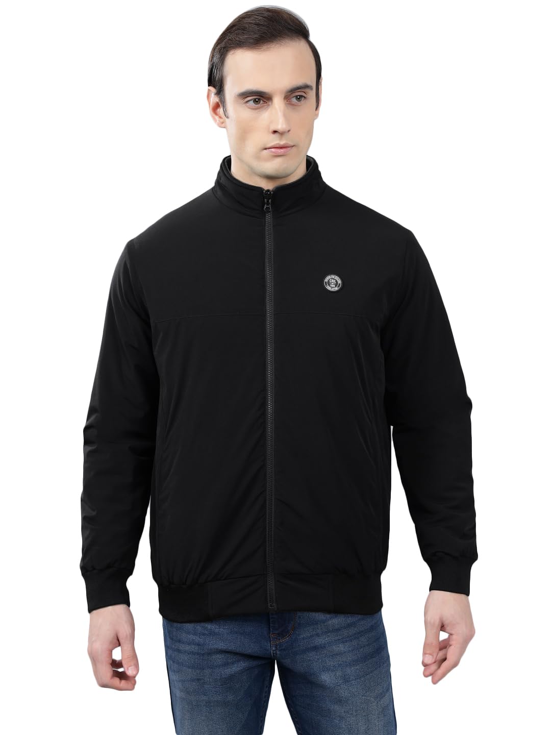 cantabil Solid Full Sleeves Mock Collar Regular Fit Mens Casual Reversible Jacket | Casual Winter Jackets for Men | Mens Jackets for Winter Wear (P_MJKT00271)-picture-34