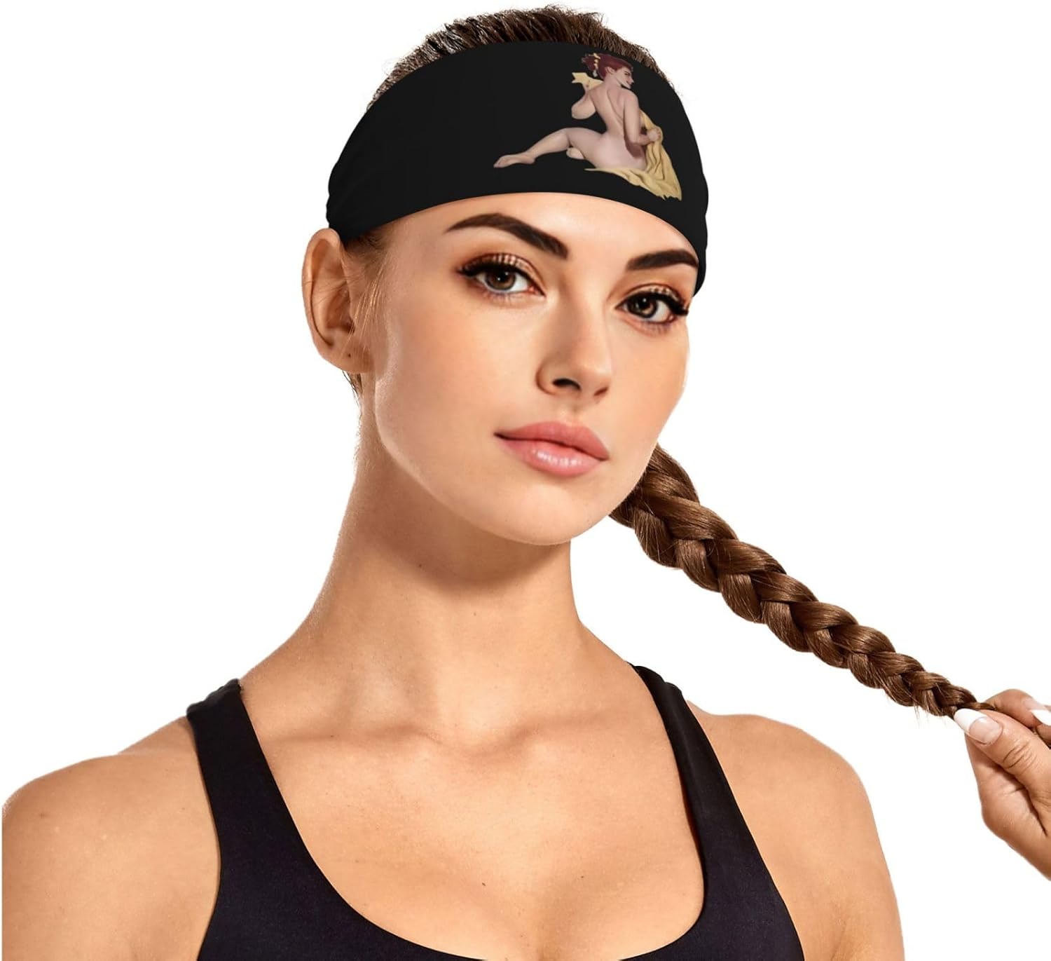 Sports Sweatband for Men Women Headband Sweat Resistant Perfect Gym Outdoor Yoga Workout Activities Running