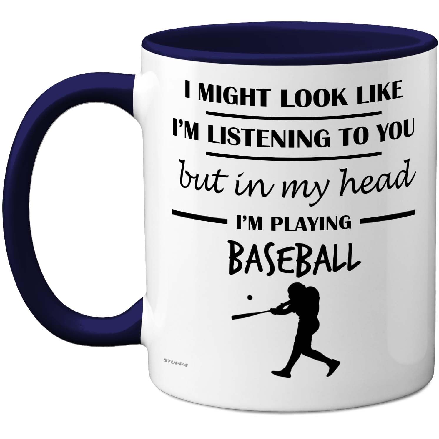 Stuff4 Baseball, in My Head Mug — image 1
