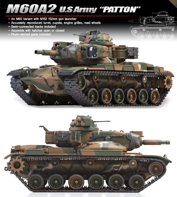 Amazon | アカデミー(Academy) 1/35 アメリカ軍 M60A2戦車 プラモデル