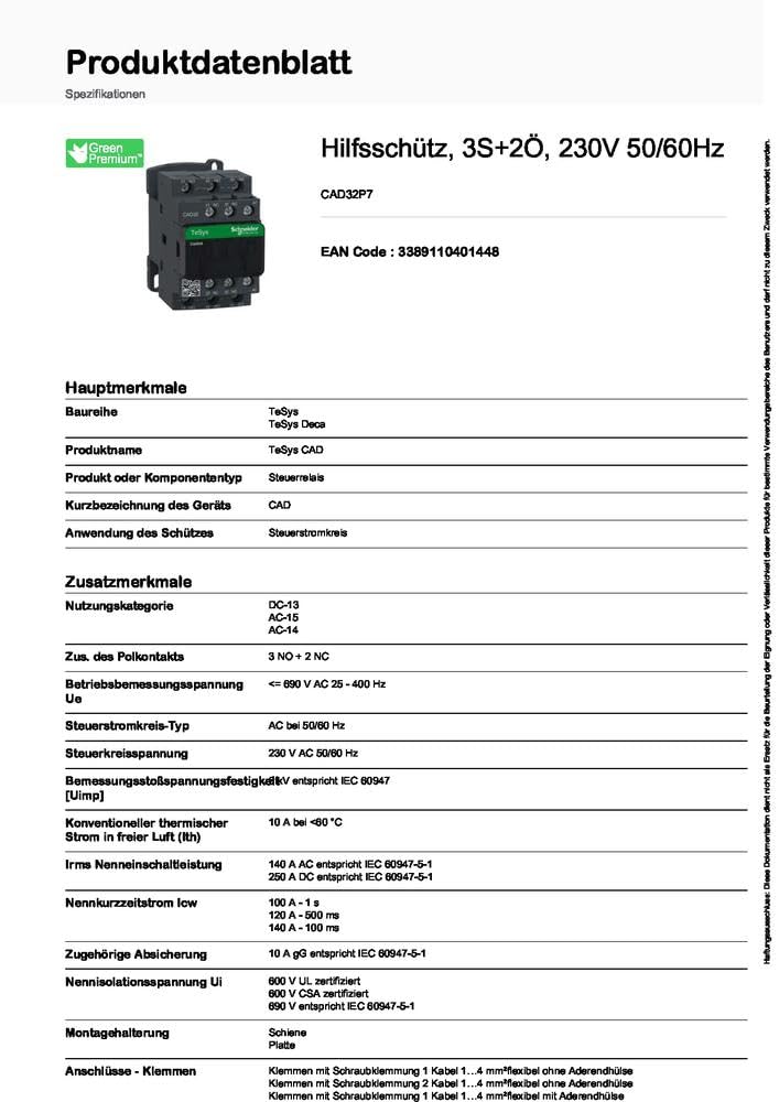 SE Schneider Hilfsschtz CAD-32P7