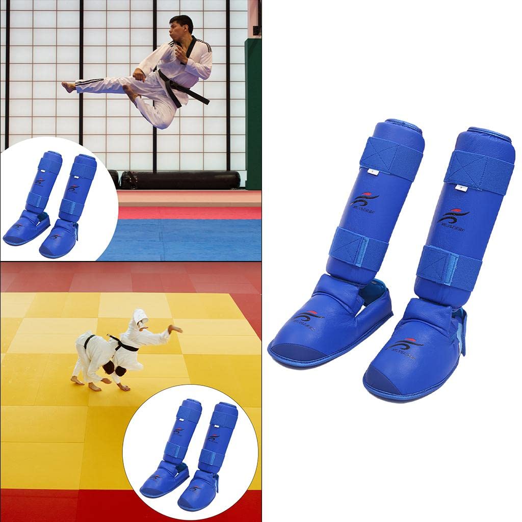 Paratibie E Protezioni per Kickboxing, MMA, Protezioni per Allenamento E Combattimento, Protezioni per Gambe E Piedi per Arti Marziali, Spar, E At