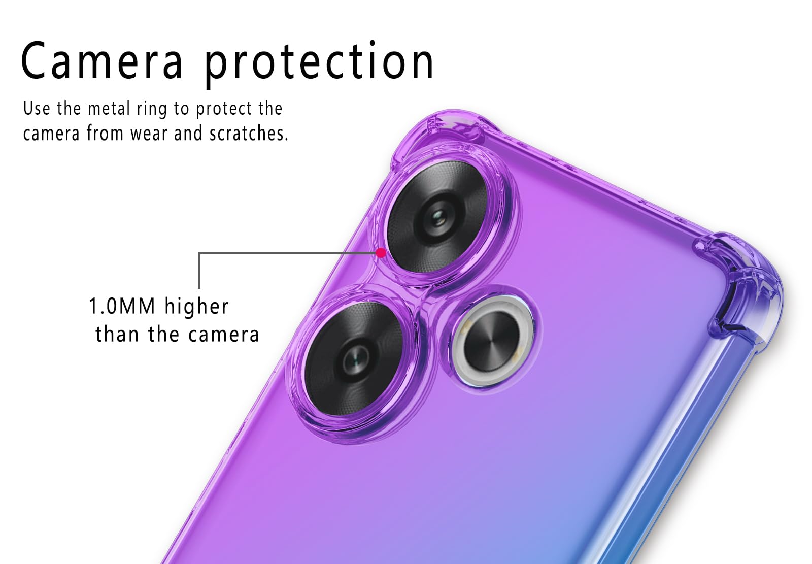 COMAKU Xiaomi Poco F6 Case, Ultra Light Slim TPU Phone Cover with Shockproof Protection - Image 4