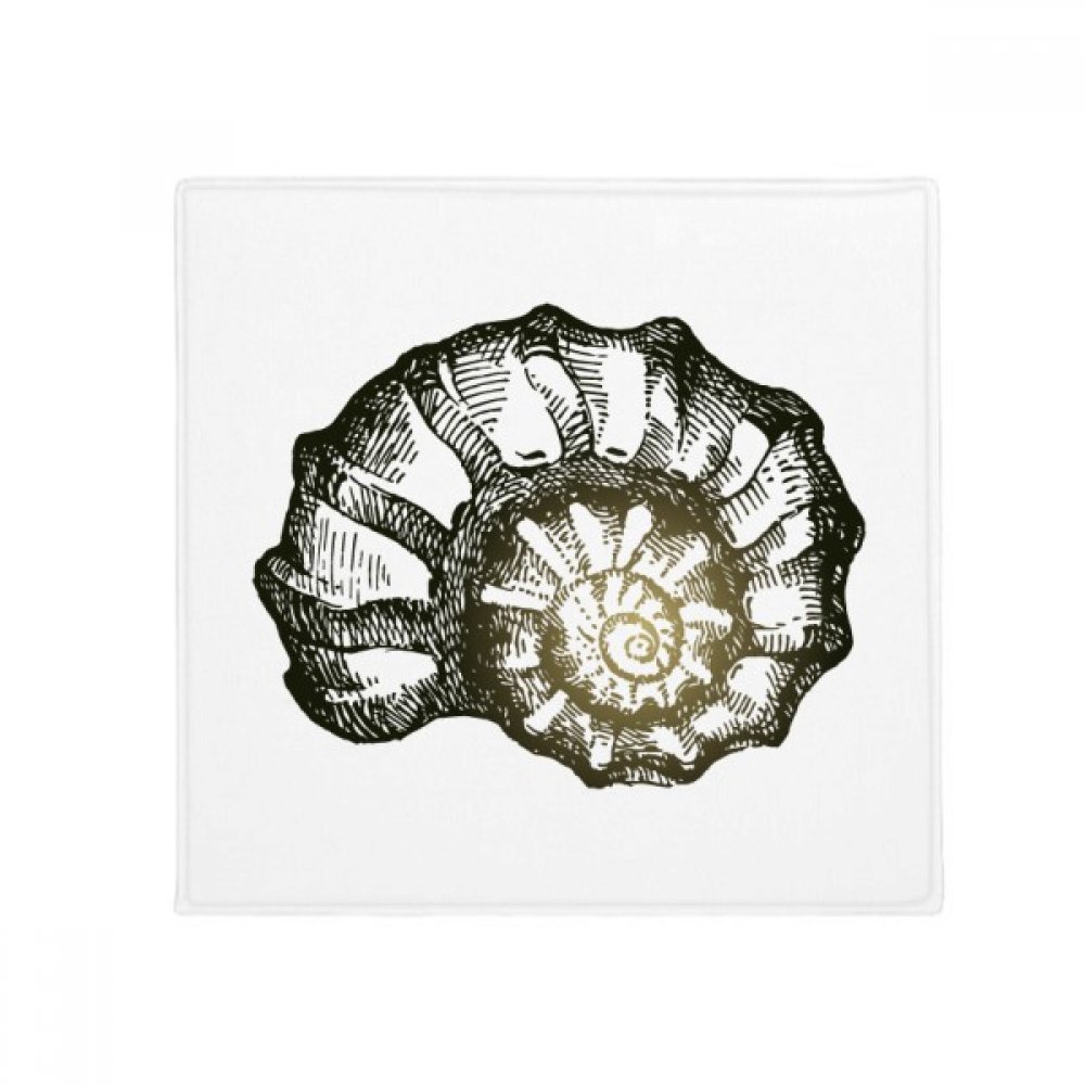 Tapis de sol escargot marine noire 80x80cm pour stopper les salissures de animaux