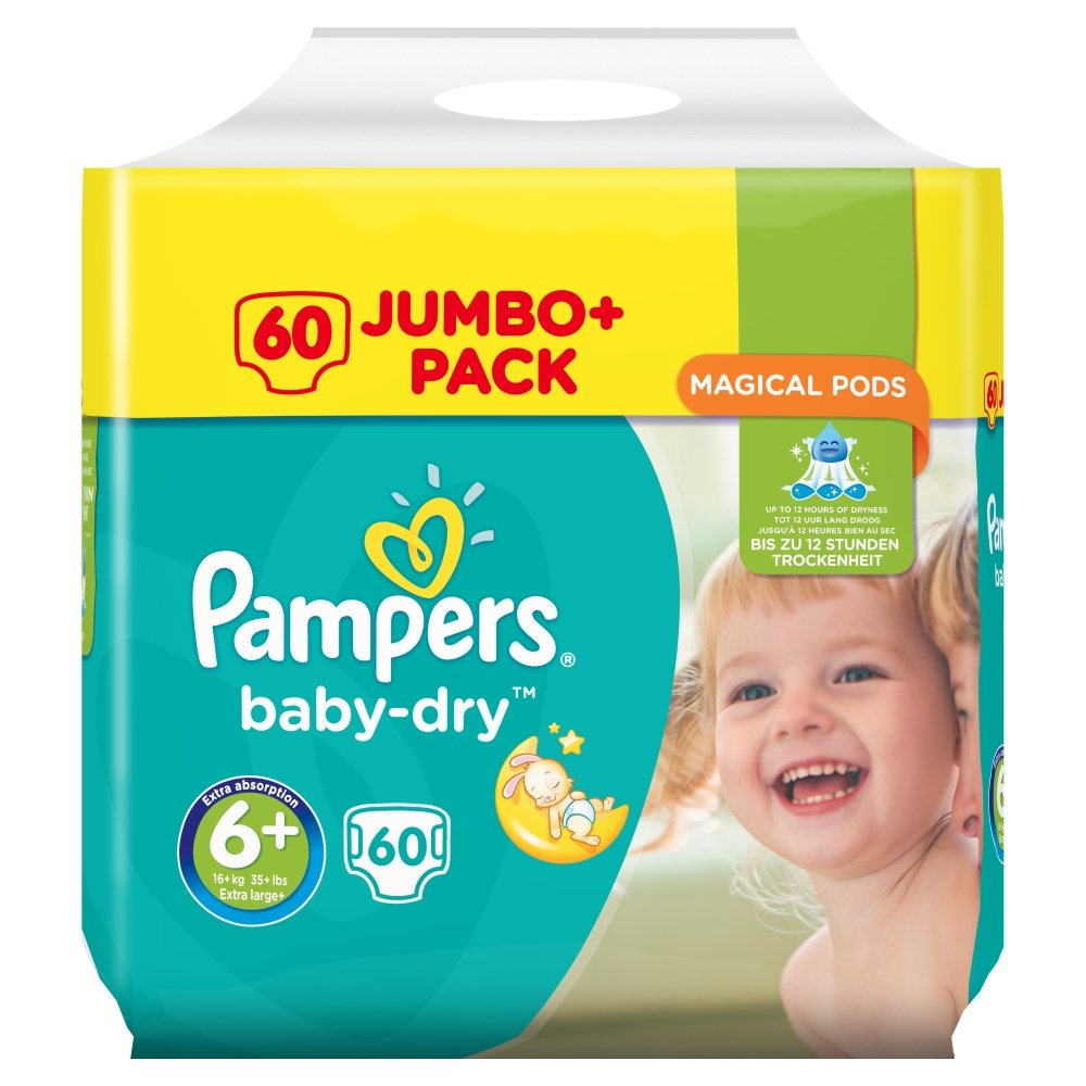 Pampers Baby Dry Disposable Nappies