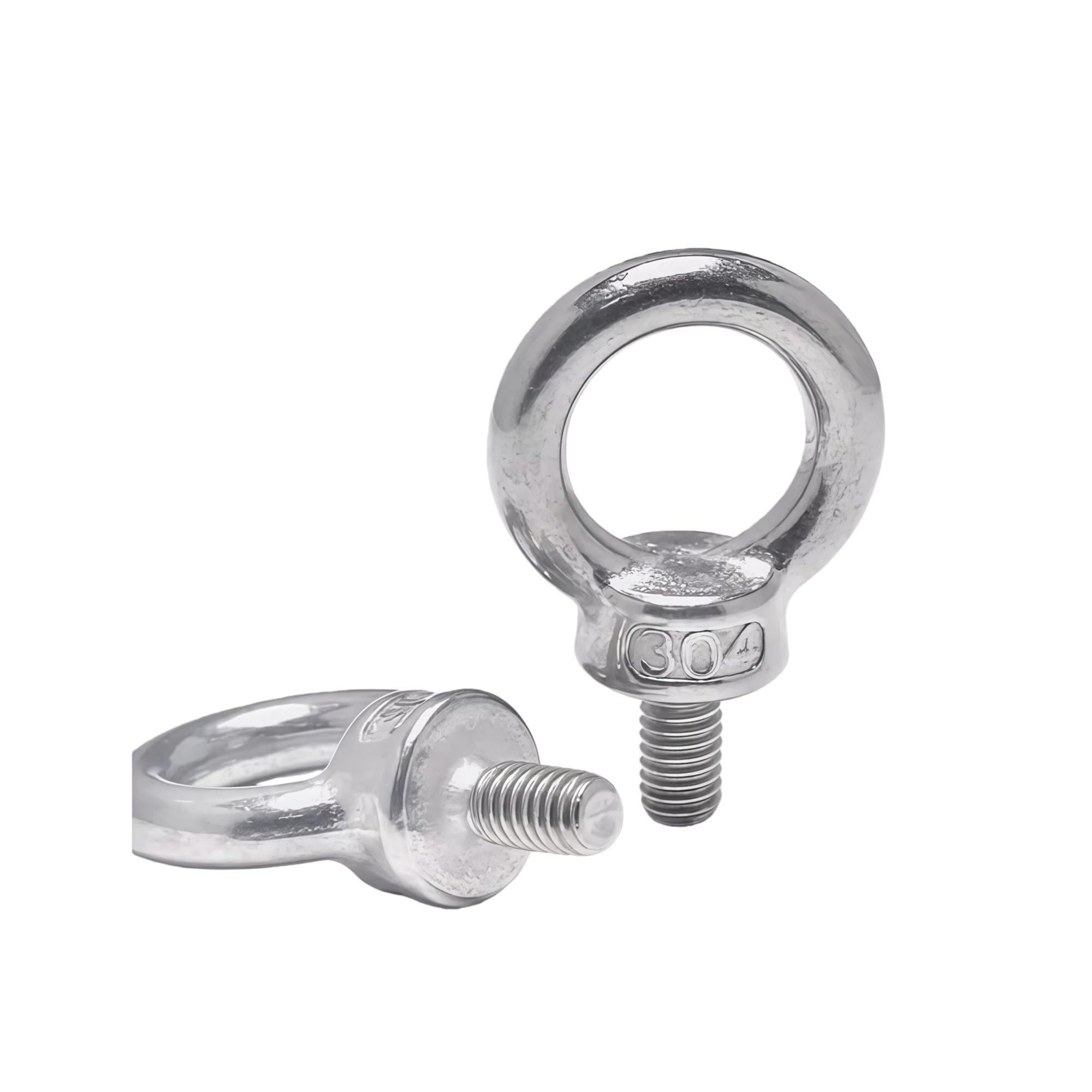 Ösenbolzen aus Edelstahl 304, 1/4, 5/16, 3/8, 1/2, 5/8, 3/4, 7/8 Zoll, Hebebolzen, Ösenschrauben(3-8 2pcs)