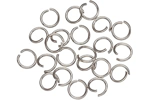 Craftdady 1000Pcs 8mm Jump Rings Stainless Steel