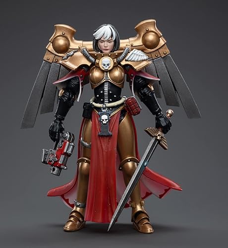 HiPlay JoyToy Warhammer 40K Adepta Sororitas Geminae Superia Figura de acción coleccionable a escala 1 118