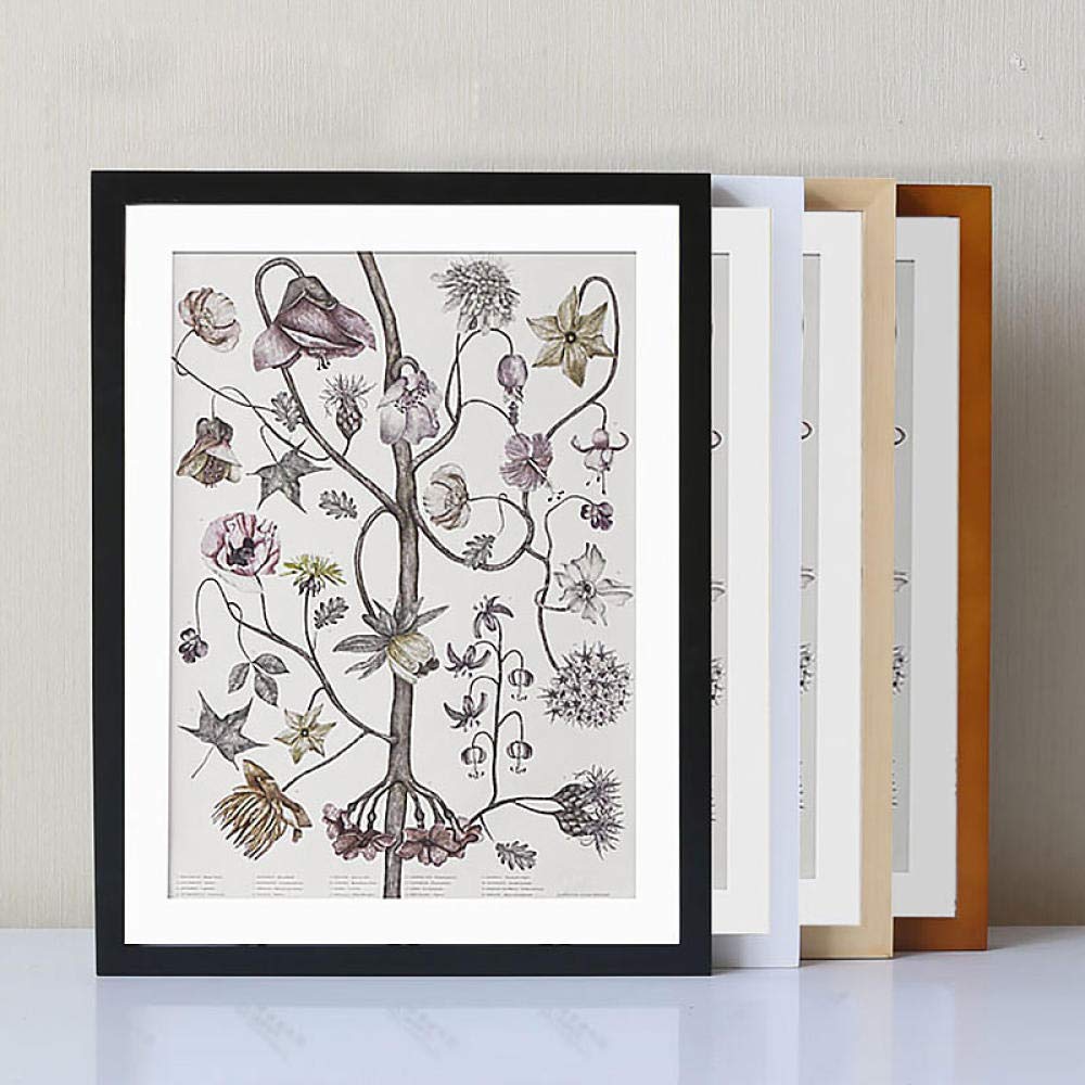 Bilderrahmen Bildergalerie Modern Massivholz Pink Wall 25,4 × 35,5 cm