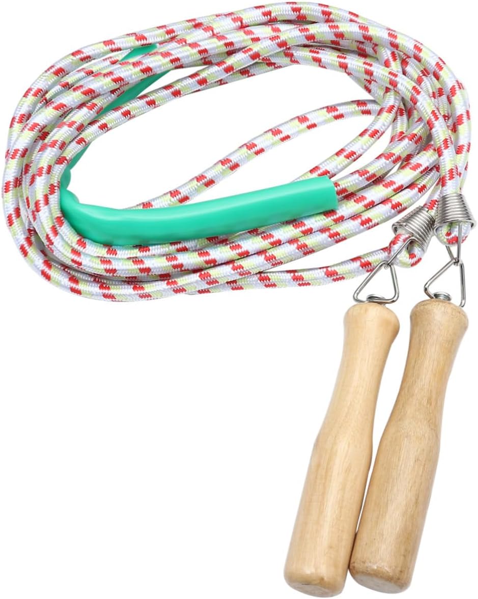 Wooden Handle Jump Rope Lightweight Exercise Skipping Rope for Fitness Training Durable Design for