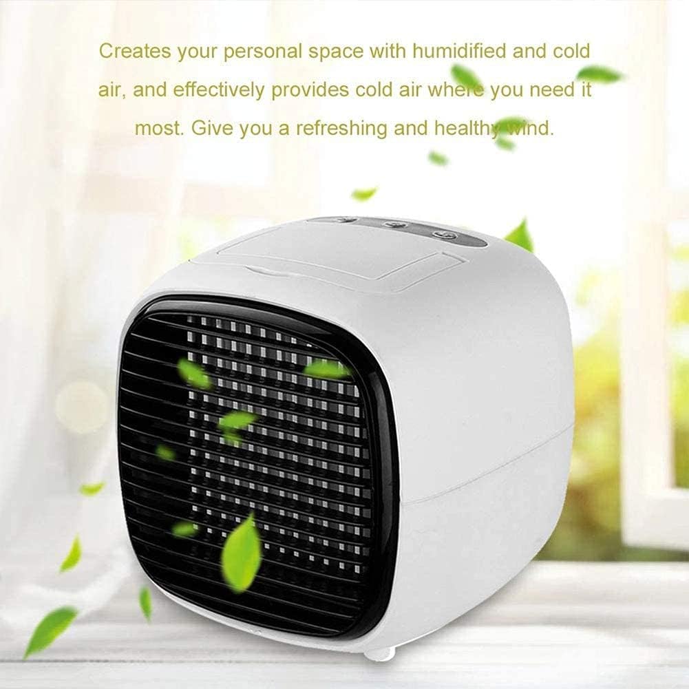 Portable Air Cooler, Mini Air Conditir, 3 in 1 Small Air Conditir Cooler and Humidifier for Home, Office, Kids Bedroom