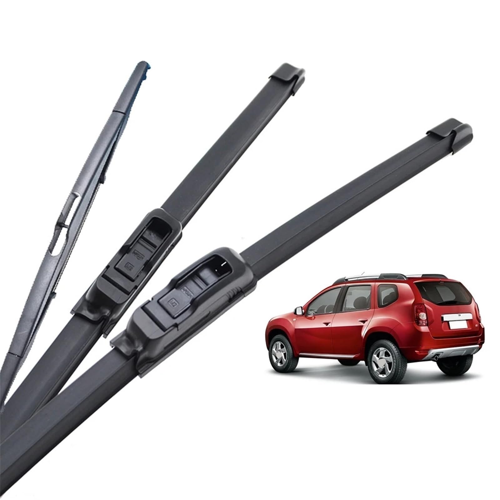 Limpiaparabrisas Coche Compatible Con Para Duster MK1 2014 2015 2016 2017 Escobillas De Limpiaparabrisas Delanteras Y Traseras De 20"+20"+14"