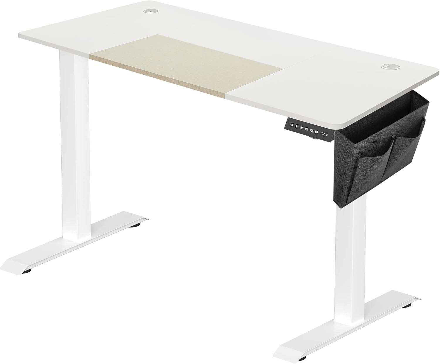 SONGMICS Electric Standing Desk, Height Adjustable Desk, 60 x 140 x (72
