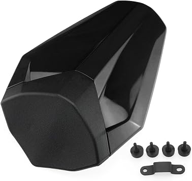 Motorcycle Seat Cowl Cover Rear ABS Passenger Seat Cover Accessories Compatible with Kawa Ninj ZX4RR ZX-4RR 2023 2024 2025 Black