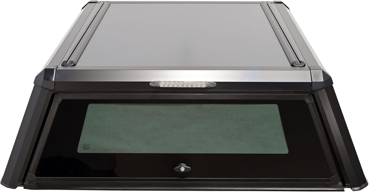 Westin 16-11015 EXP Truck Cap with Solid Front Glass fits 2015-2022 Colorado Canyon 5' Bed Matte Black