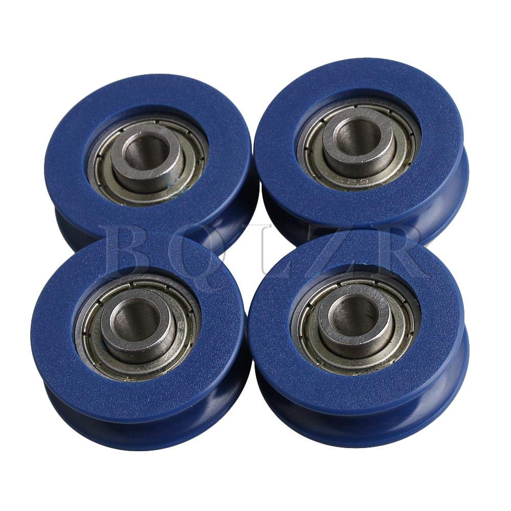 Window Roller 4X U-Type Groove Bearing 625Zz Guide Pulley Load-Bearing 59Kg 25.5X5mm