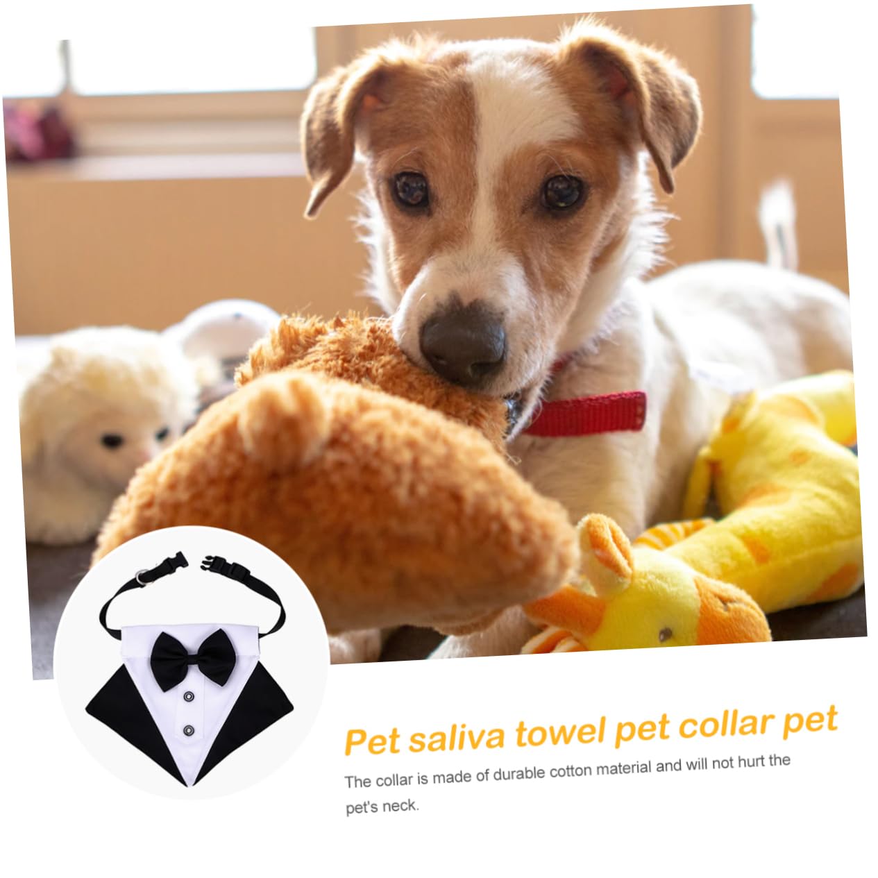 Toddmomy 3ensembles Bandana Triangulaire pour Chien avec Nœud Décoratif Écharpe De pour Animaux De Compagnie pour Sorties Photos