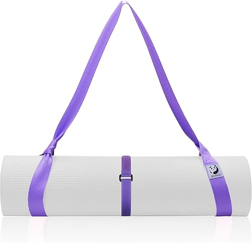Miniatura 8 de Slim Panda Correas de esterilla de yoga para llevar, soporte ajustable para esterilla de yoga, esterilla de yoga (esterilla de yoga no incluida)