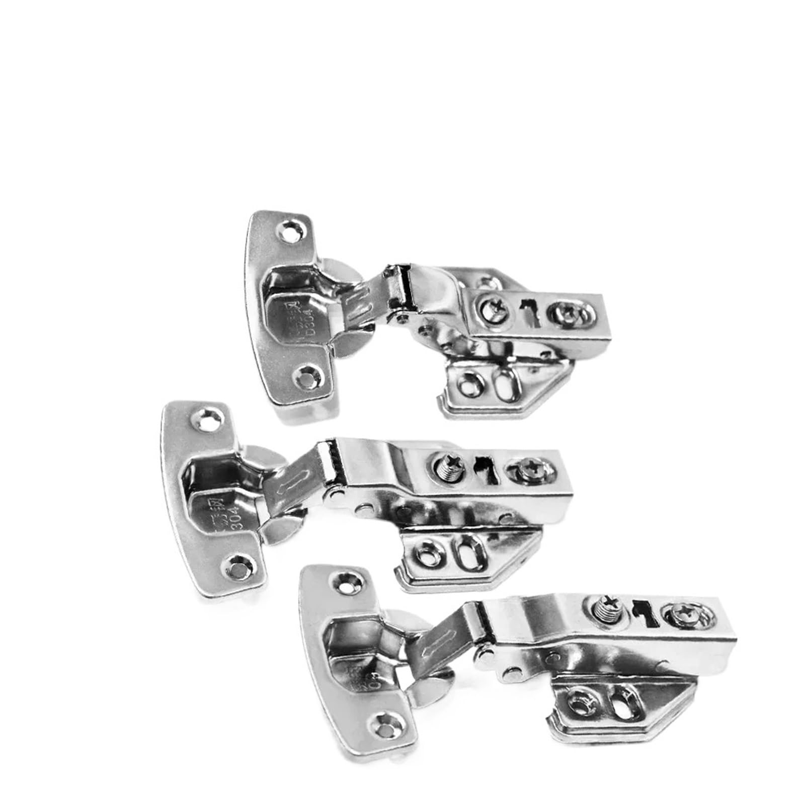 Kdhcvkz Type A Buffer Hinge Middle Bend 1Pcs Furniture Damping Hinge Door Steel Damping Hinge(Type A Buffer Hinge Middle Bend)