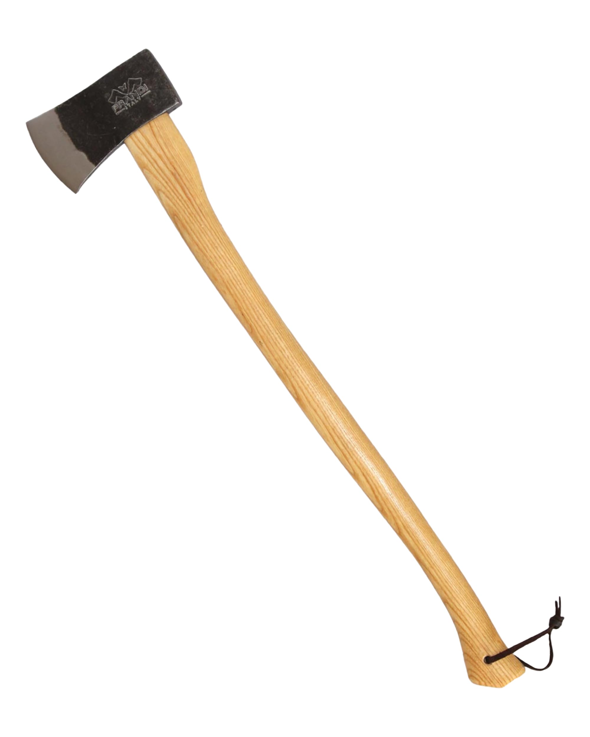 PRANDI Yankee Axe 3.97lb - Hickory Handle 35.46in - Ideal for Firewood, Splitting, and Chopping - Made in Italy