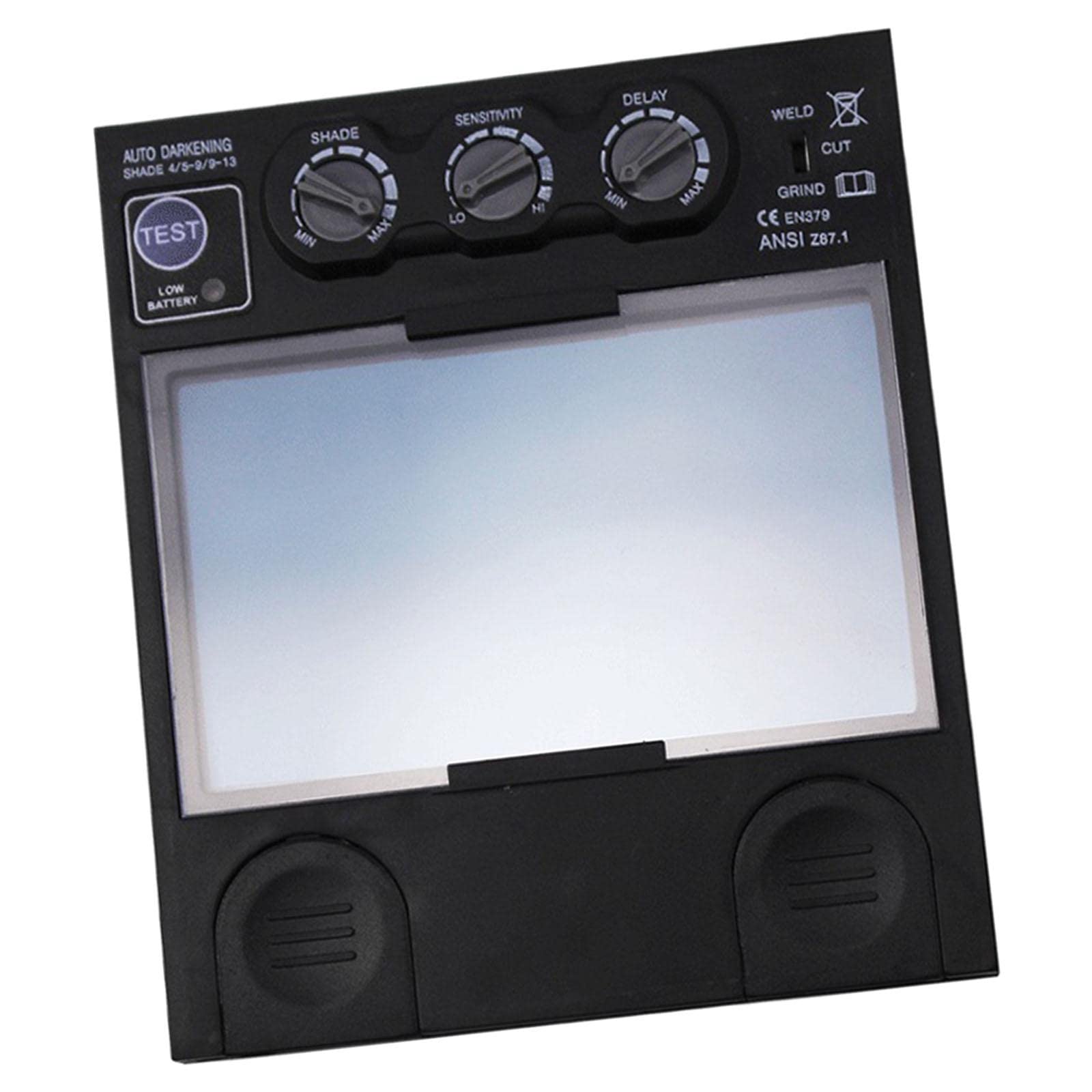 Tapa de soldador de oscurecimiento automático de energía solar, pantalla de filtro de lente de molienda para tapa de soldadura con sensibilidad