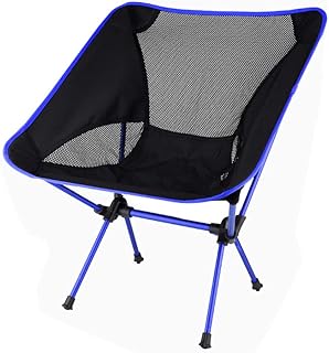 Lixada Silla de Camping Plegable Ultraligero Portátil Súper Duro Alta Carga para Pesca Playa Senderismo Picnic