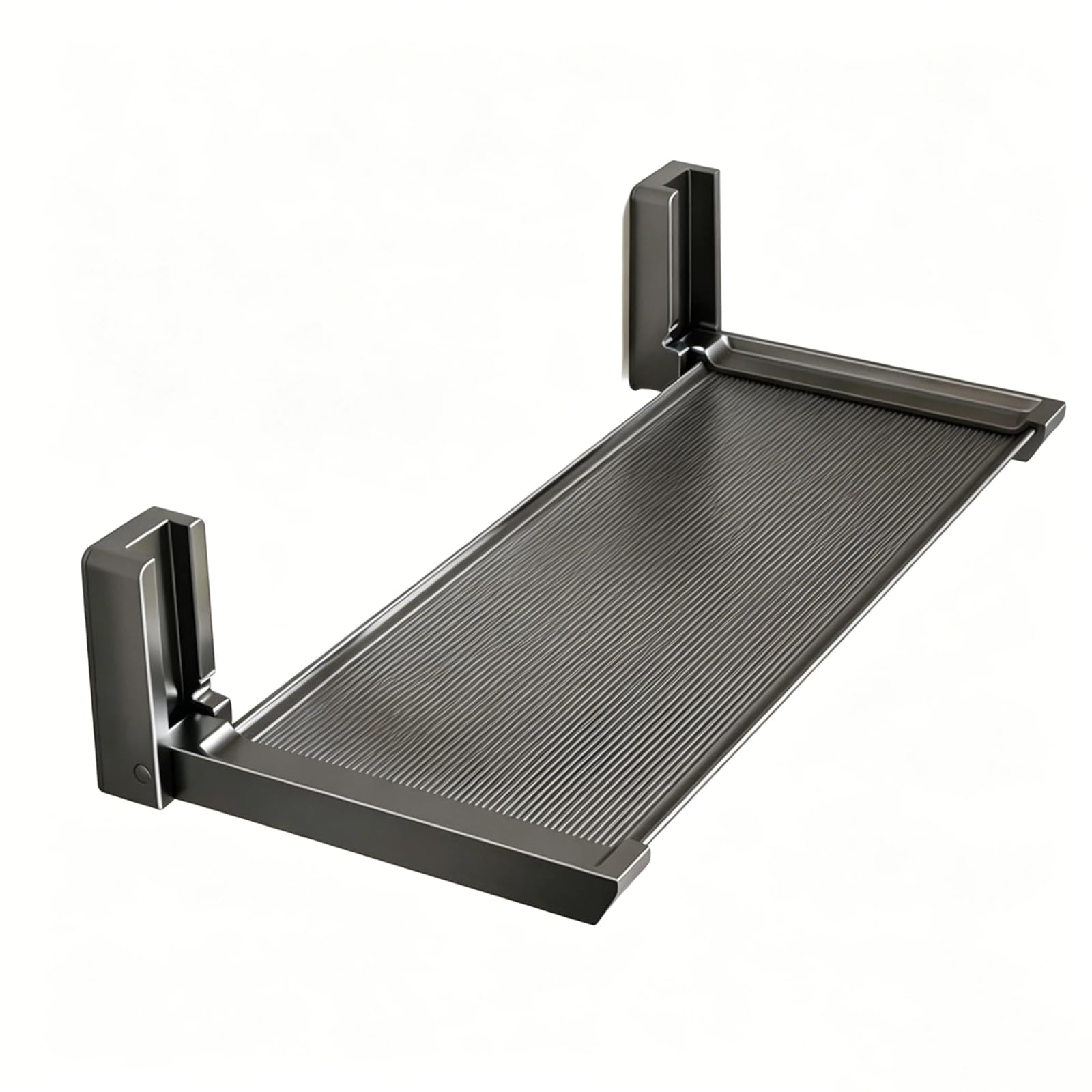 Hzhzzaoou Foldable Kitchen Prep Rack, Wall Mount Food Organiser, Large Space Saver
