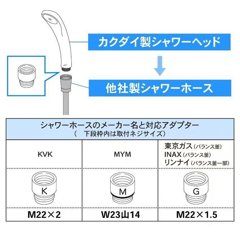 mym専用 Amazon | シャワーヘッド シャワーホース用アダプターセット 取付簡単
