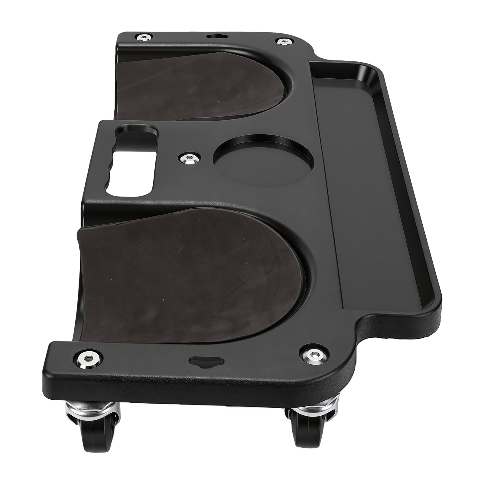 AMONIDA Genouillère Roulante pour Une Protection Améliorée du Genou avec roulettes Pivotantes à 360° et Plateau à Outils pour Usage Domestique, Atelier et Garage