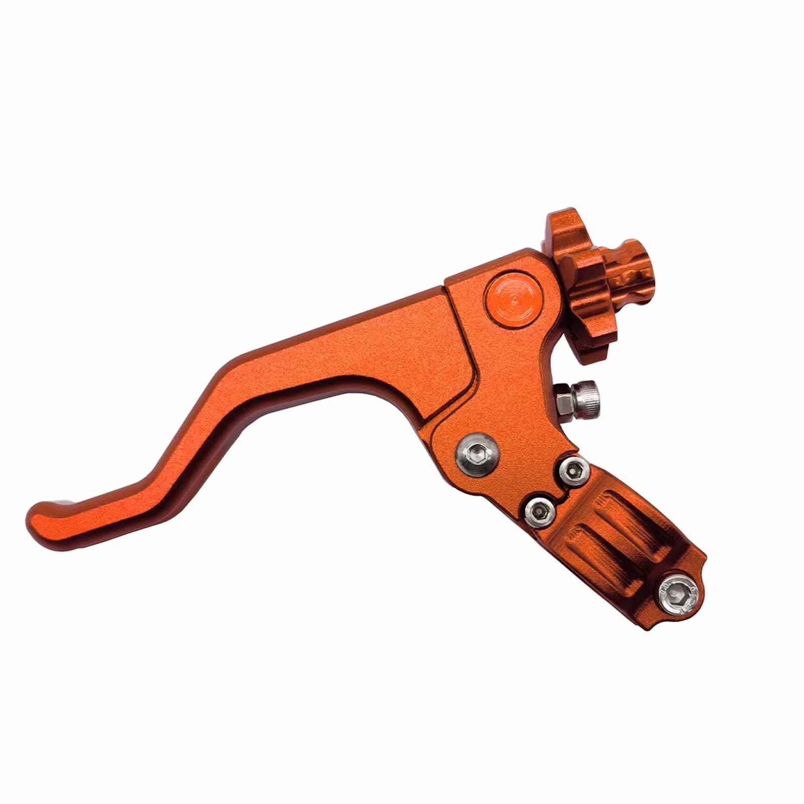 BeiZhengbhD Clutch Lever Handlebar Short Stunt Clutch Lever for CBR 600 for F2 for F3 for F4 for F4i for 650F for CBR1000RR for CRF250R for CRF450R for CRF250L for CRF250M(Orange)