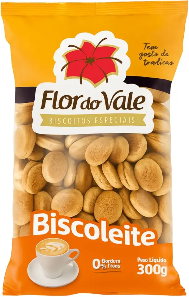 Biscoito Biscoleite Flor Do Vale 300g